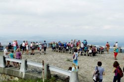 Nahoře na Ještědu