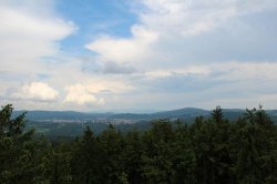 Aussichtsturm auf Císařský kamen