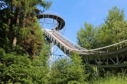 Rozhledna na skokanském můstku v Lomnici nad Popelkou