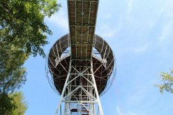 Rozhledna na skokanském můstku v Lomnici nad Popelkou