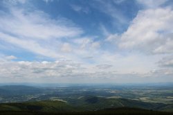 Aussichtsturm auf Smrk in den Jizera-Bergen