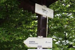 Aussichtsturm auf Smrk in den Jizera-Bergen