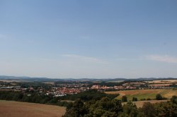 Aussichtsturm auf Šibeniční vrch bei Horšovské Týn
