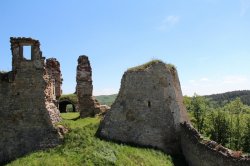 The ruins of the castle Zvířetice