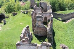 The ruins of the castle Zvířetice