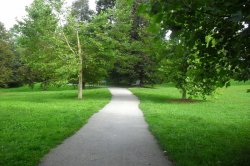 With children on a trip to Stromovka in České Budějovice