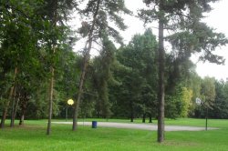 With children on a trip to Stromovka in České Budějovice