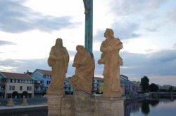 Steinbrücke in Písek