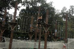 S dětmi do Adrenalin parku Hluboká nad Vltavou