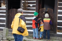 S dětmi na Veselý Kopec - skanzen lidové architektury
