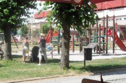 With children to Sušice on the playground
