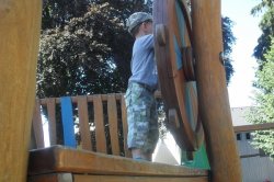 With children to Sušice on the playground