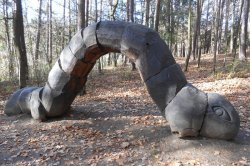 Piveček's forest park in Slavičín