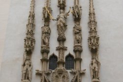 Der Turm des Alten Rathauses in Brünn