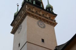 Der Turm des Alten Rathauses in Brünn