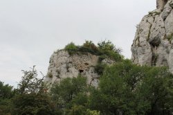 Die Ruinen der Burg Sirotčí Hrádek