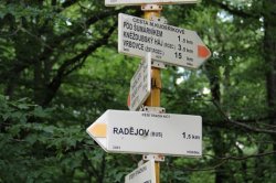 Travičná Aussichtsturm in der Nähe von Tvarožná Lhota